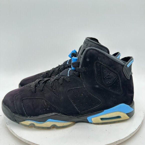 Nike Air Jordan 6 Size 7Y Women 8.5 384665-006 University Blue Basketball Shoe - Picture 1 of 11